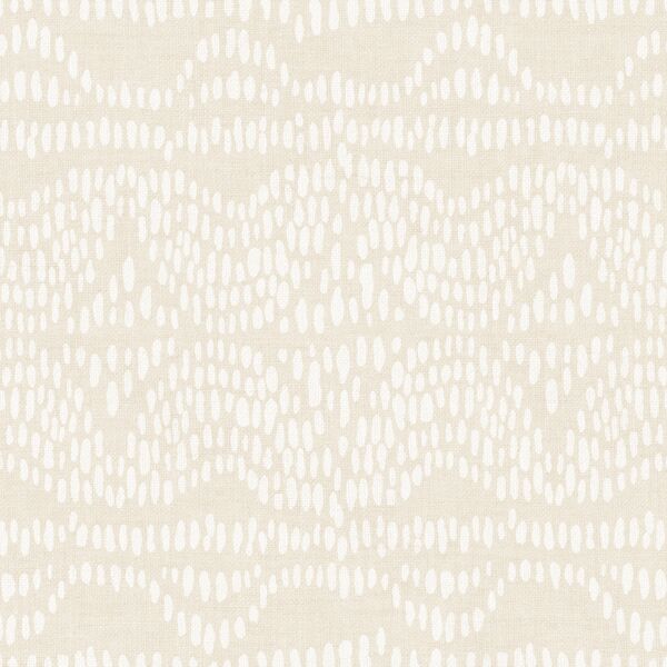 Large Dripping Dots in Cream