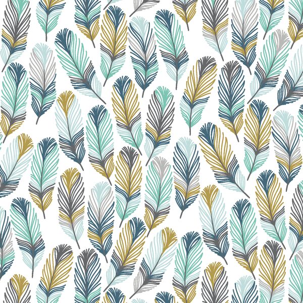 Feathers in Odette Glace