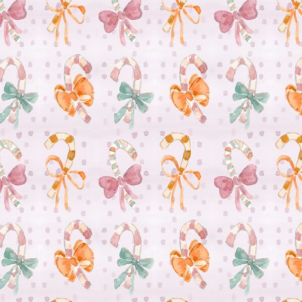 Pretty Candy Canes in Sweet Lilac