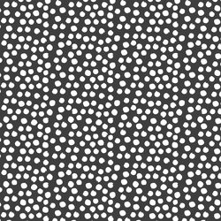 Painted Dot in White on Onyx