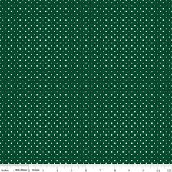 Swiss Dot in Christmas Green