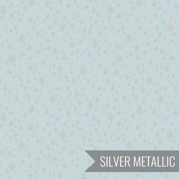 Starry Night in Mint Metallic