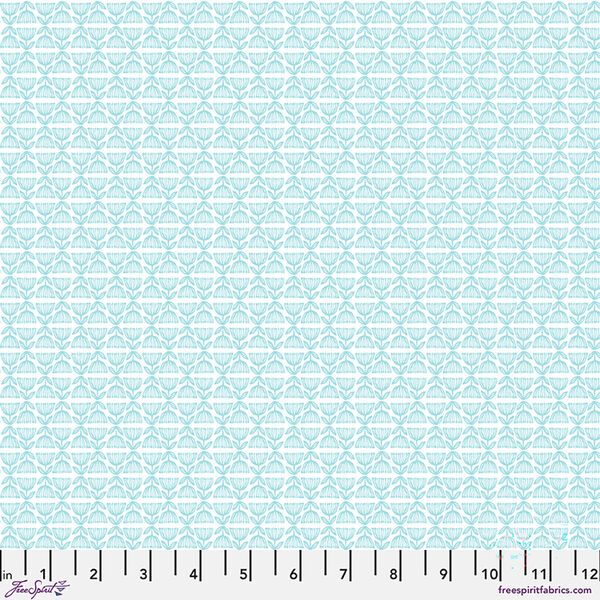 Retro Blooms in Blue