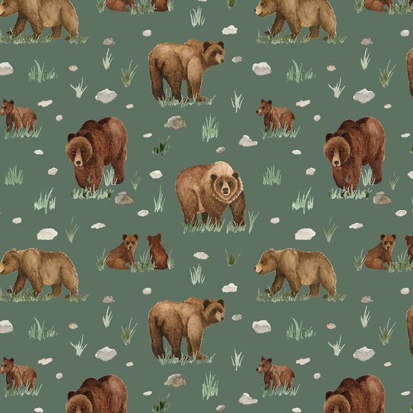 Grizzly Bears in Pine