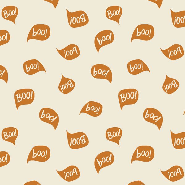 Haunted Words in Orange