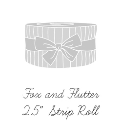 Fox and Flutter 2.5" Strip Roll