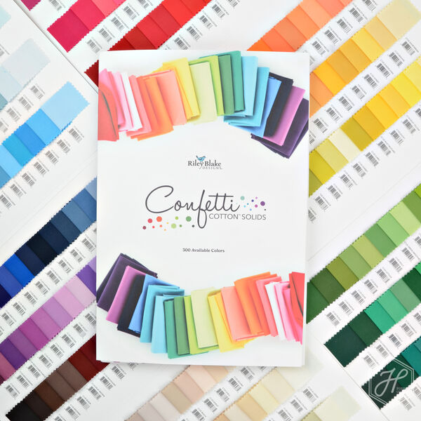 Confetti Cotton Color Swatch Card Panel