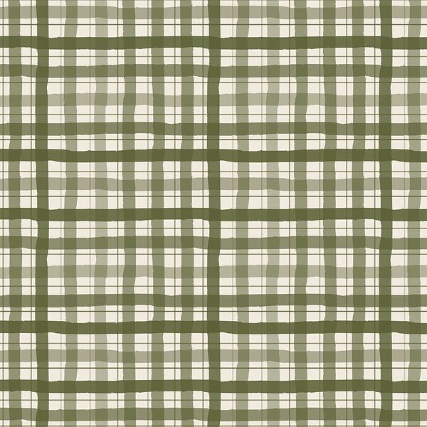 Gingham in Vintage Evergreen