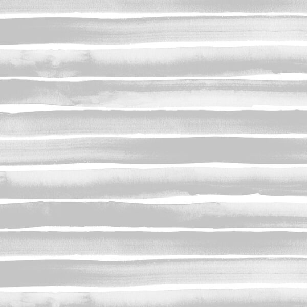 Large Watercolor Stripe in Light Gray