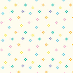 Cosmic Confetti in Ivory