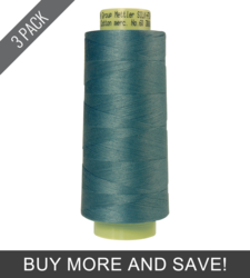 Reef Blue (9160-0338) - Silk Finish Cotton 60wt - 3000 Yards (3 Pack)