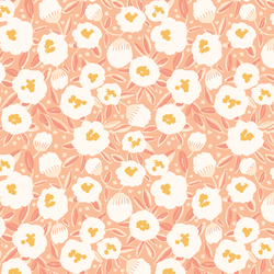 Backyard Blooms in Peach