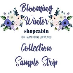 Blooming Winter Sample Strip