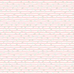 Little Sweetened Stripes in Meringue Pink