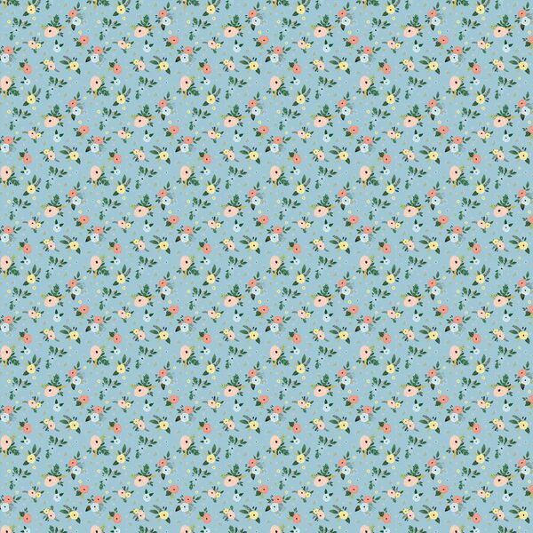 Dainty Harbour Flowers in Blue