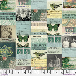 Collage in Teal