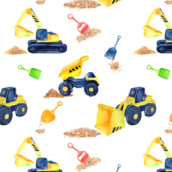 Sandbox Trucks in Summer