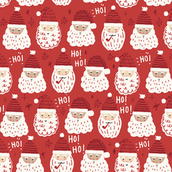 Father Christmas in Lava Red