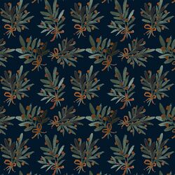 Mistletoe Sprigs in Twilight Blue