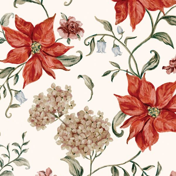 Large Poinsettia Dreams in Ivory