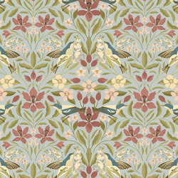 Bird Damask in Chintz