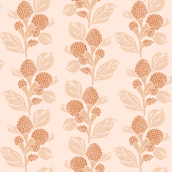 Blooming Vines in Pink Glow