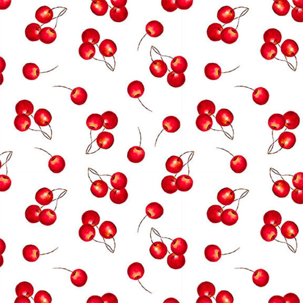 Cherries in White