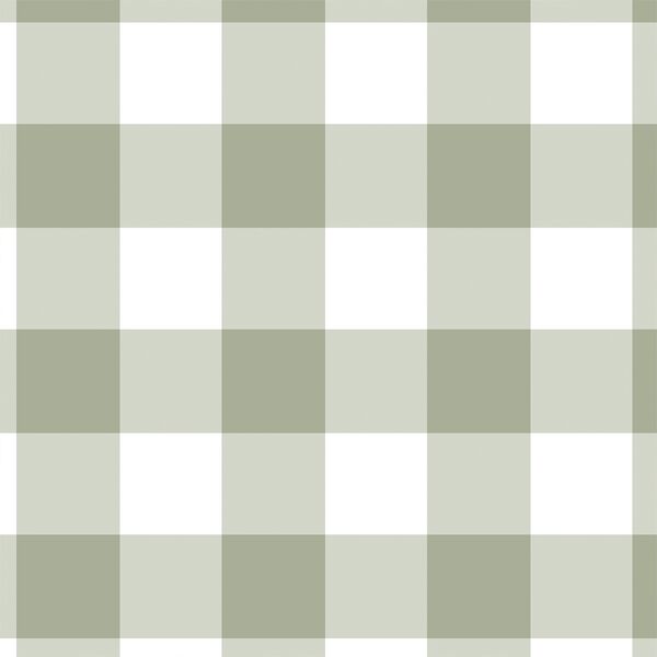 Wild Gingham in Wild Sage