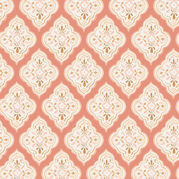 Medallions in Wild Rose