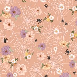 Floral Webs in Vintage Coral