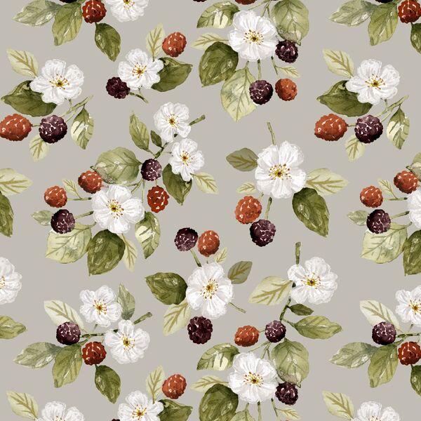 Raspberry Garden in Light Smoke