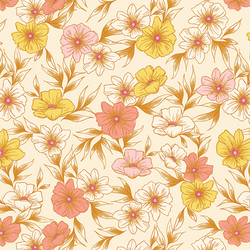 Tinted Blooms in Amber