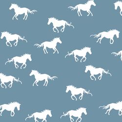 Horse Silhouette in Marine