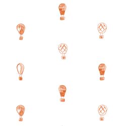 Polka Dot Balloons in Sunset