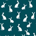 Cottontail Silhouette in Juniper