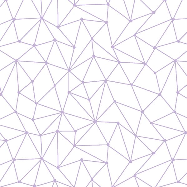 Astral Nights in Lilac on White