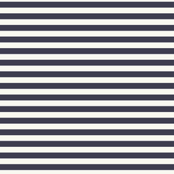 Stripe in Maritime Navy and Cream