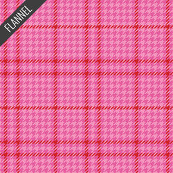 Holiday Check Flannel in Sugarplum