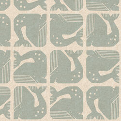 Grumpy Whale in Sky Blue Unbleached