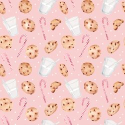 Milk and Cookies in Peppermint Pink