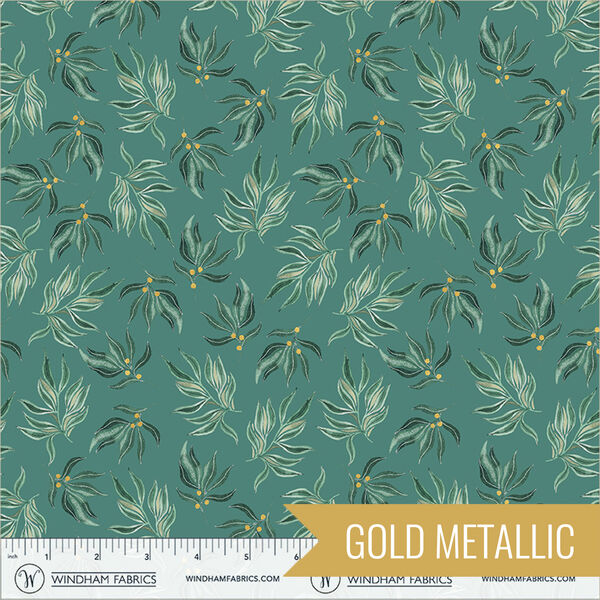 Sprig in Willow Metallic