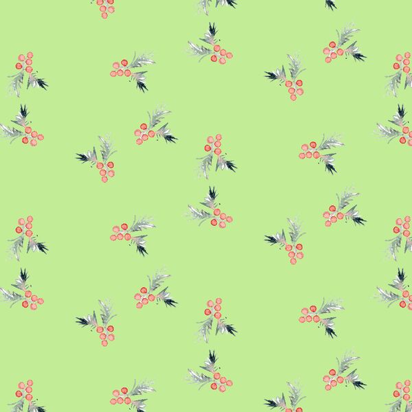 Holiday Berry in Cheery Green