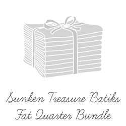 Expressions Batiks Fat Quarter Bundle in Sunken Treasure