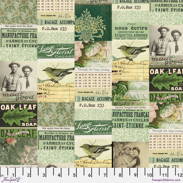 Collage in Green