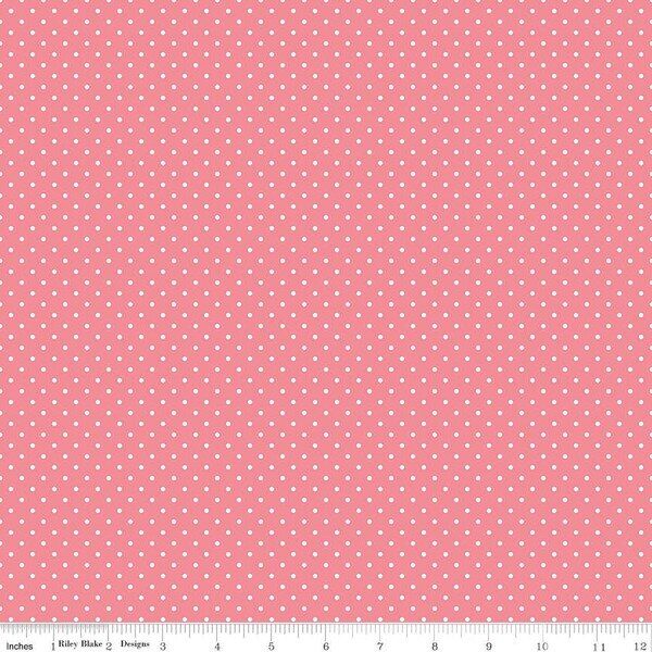 Swiss Dot in Sugar Pink