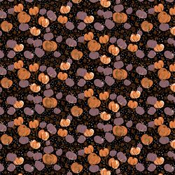 Small Pumpkin Patch in Nighttime
