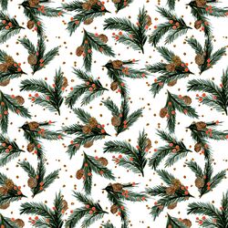 Evergreen Sprigs in Holiday