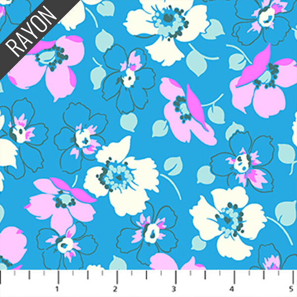 Grace Rayon in Blue