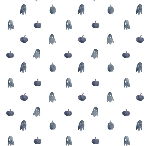 Ghouls and Gourds in Blue Slate