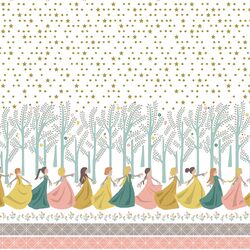 12 Dancing Princesses Border in White